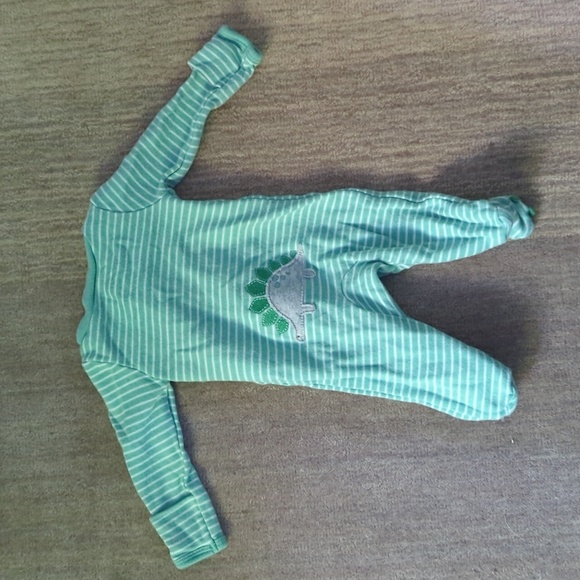 Carter's Preemie 2-Pack 2-Way Zip Cotton Footed Sleep and Plays - Picture 6 of 10